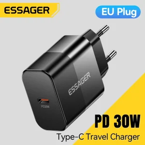 מטען נסיעות Essager 30W Type C - טעינה מהירה