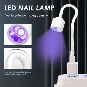 מייבש ציפורניים נייד LED - לייבוש מהיר ומושלם