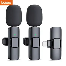 מיקרופון דש אלחוטי Basix 2.4G - הקלטת אודיו ניידת