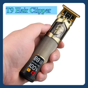 מכונת תספורת וינטג' נטענת USB - מקצועית וניידת
