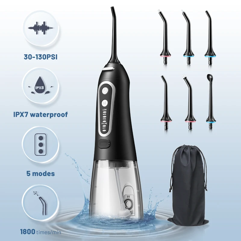 מכשיר ניקוי שיניים נטען - Oral Irrigator נייד