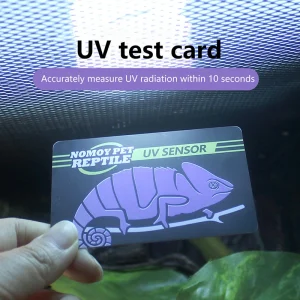 מנורת UVB לזוחלים- בדיקת עוצמת קרינה וטמפרטורה