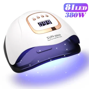 מנורת ייבוש ציפורניים UV LED 380W - לכל סוגי הג'ל