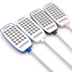 מנורת קריאה LED גמישה USB - Ultra Bright עם 28,6 נוריות