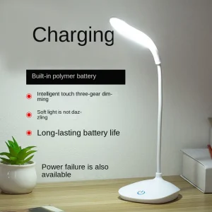 מנורת קריאה לחדר USB עם עמעום- LED תאורה