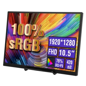 מסך נייד 10.5 אינץ' Anmite - FHD HDR למשחקים וניידות