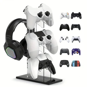 מעמד אוזניות ושלטים PS5 PS4 - אחסון נוח בצבעים
