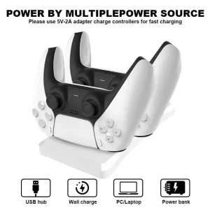 מעמד טעינה כפול PS5 - מטען בקרים DualSense תואם