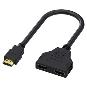 מפצל HDMI 1X2 - כבל 1080P ל-2 מסכים - Xbox PS3