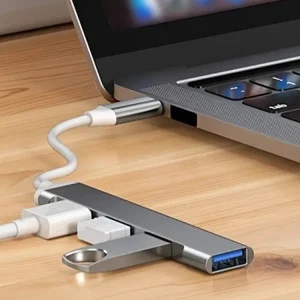 מפצל USB C 4 פורטים - מתאם למחשב נייד