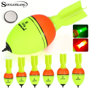 מצופים זוהרים לדגים Sougayilang - 2 יח' - 6 גדלים