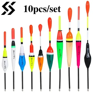 מצופים לדייג Sougayilang 10 יח'- צפים מקצועיים עם גפרור