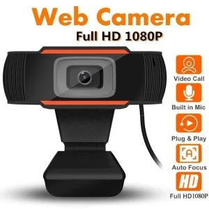 מצלמת רשת 1080P Full HD - מיני מצלמת USB למחשב