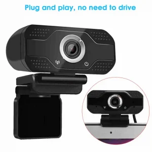 מצלמת רשת 1080P למחשב - עם מיקרופון - USB