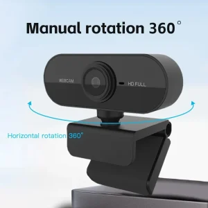 מצלמת רשת USB 1080P HD עם מיקרופון - לעבודה