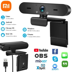 מצלמת רשת Xiaomi 4K HD - צילום וידאו למחשב