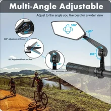 מראות כידון לאופניים, HD + 360° , ראות מקסימלית