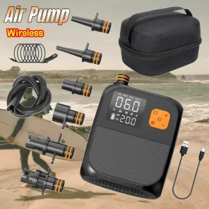 משאבת אוויר חשמלית אלחוטית 25PSI - ניפוח מהיר