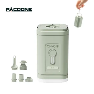 משאבת אוויר חשמלית ניידת 3 ב-1 - ניפוח,ריקון,תאורה