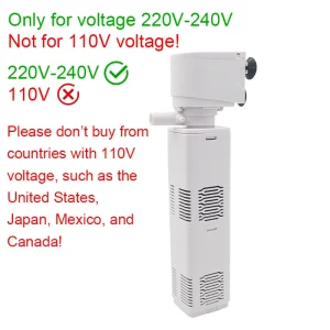משאבת אוויר לאקווריום - משאבה שקטה, 220V
