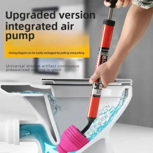 משחרר סתימות אסלה בלחץ - פומפה סיליקון ביתית