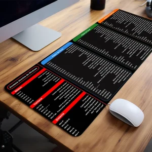 משטח עכבר גדול Excel - לעבודה נוחה ולמידה