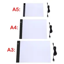 משטח תאורה LED לציור - A3,A4,A5 - 3 מצבים