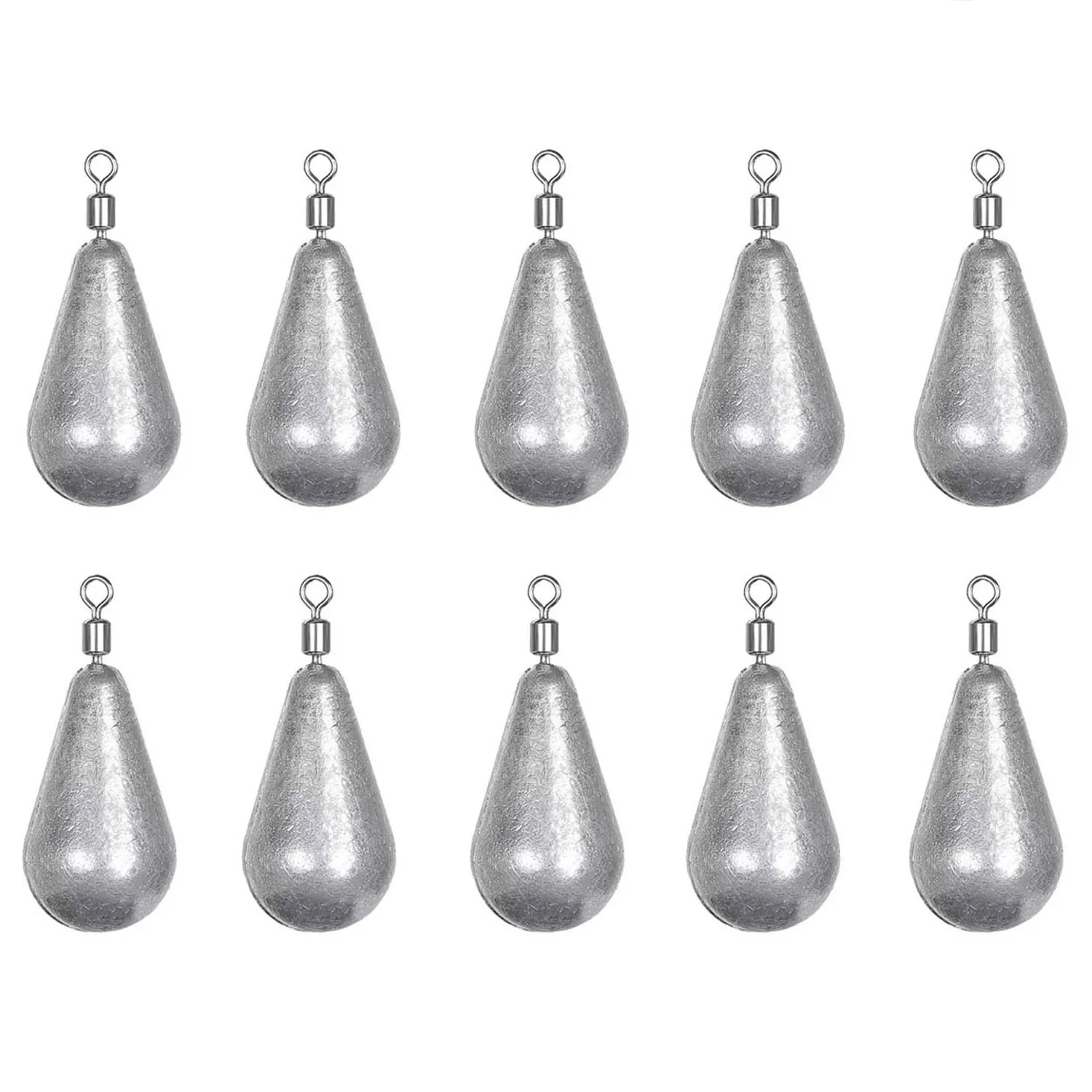 משקולות דיג רכות - 10 יח׳ - לציוד דיג בייס