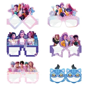 משקפי מסכות דקורציה למסיבת ציידי שדים - 12 יחידות