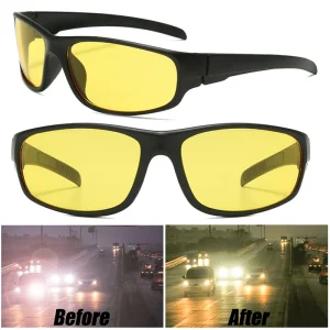 משקפי נהיגה לילה Anti-Glare - משפר ראייה בלילה