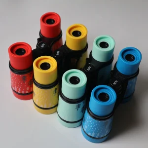 משקפת ילדים צבעונית קומפקטית - 4x30 פלסטיק