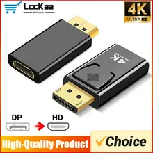 מתאם DP ל-HDMI 4K - לחיבור מחשב למסך טלוויזיה