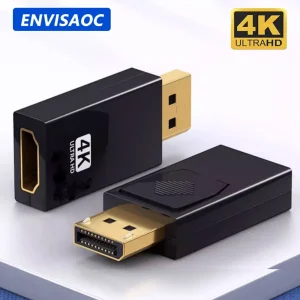 מתאם DP ל-HDMI 4K - מחבר מחשב למסך HDTV