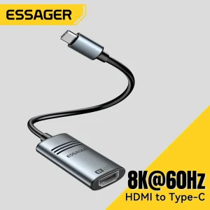 מתאם HDMI ל-USB C - 8K למחשב, אייפון, סמסונג