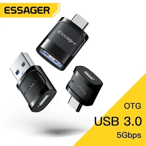 מתאם OTG Type C - USB Micro - טעינה וחיבורים