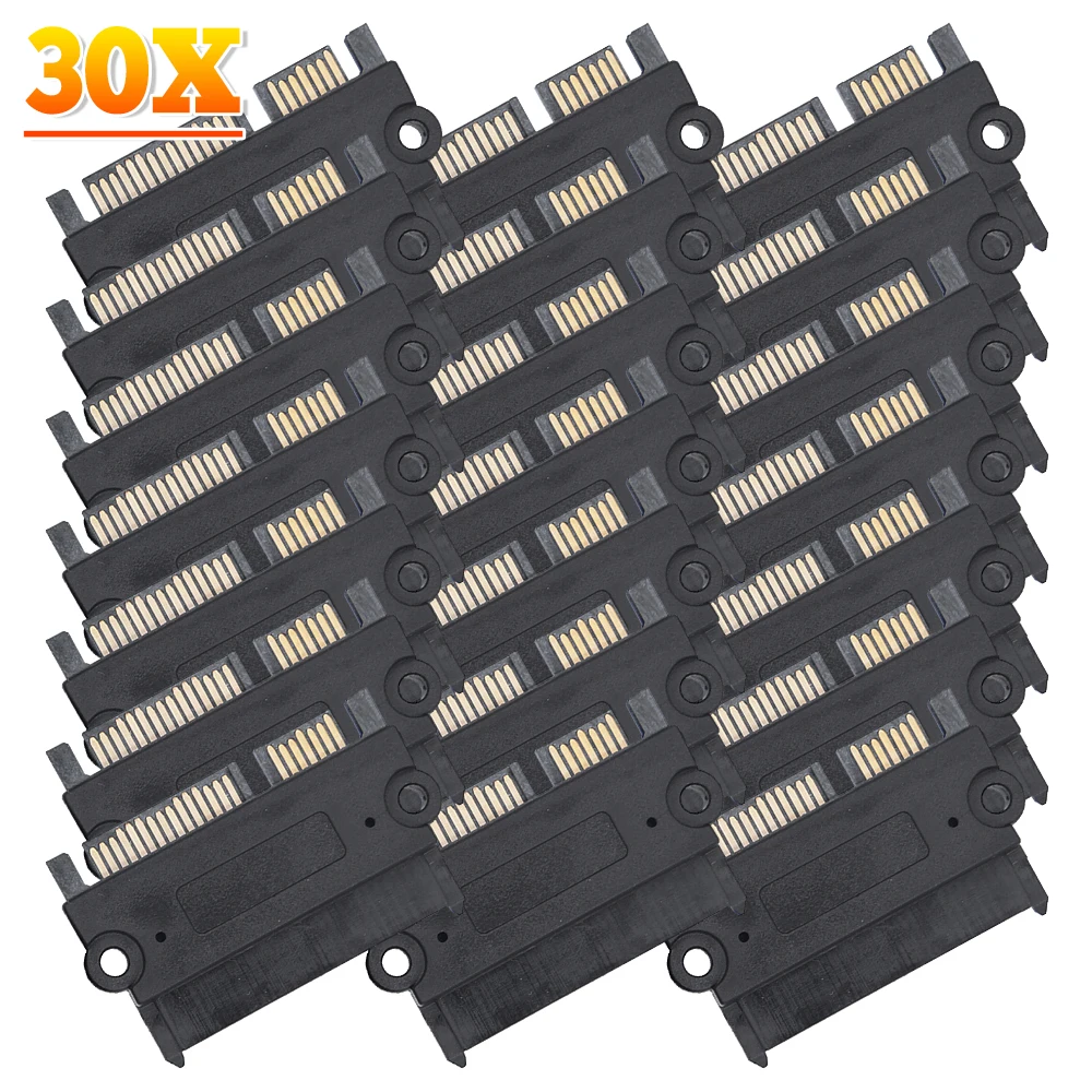 מתאם SATA ל-SATA - ממיר חשמל ונתונים 22 פין