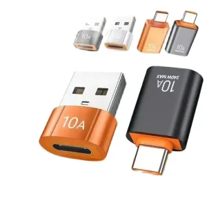 מתאם USB C ל-USB A - ממיר OTG לאייפון, מקבוק
