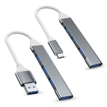 מתאם USB מובייל - 1 ל-4 - העברת נתונים מהירה