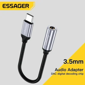 מתאם אוזניות Type C ל-3.5 מ,מ , Essager