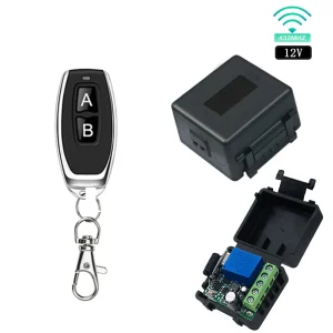 מתג אלחוטי RF 433Mhz- שלט לדלת נעילה חשמלית DC 12V