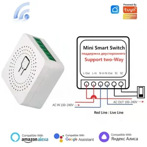 מתג חכם Tuya Mini 16A - שליטה מרחוק ואוטומציה