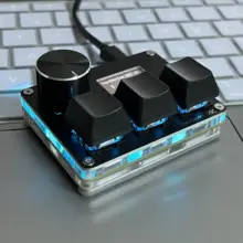 מתגי מקלדת ורודים O3C Rapid Trigger - עם כפתור