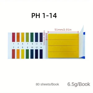 נייר לקמוס מקצועי - בדיקת pH למוצרים שונים