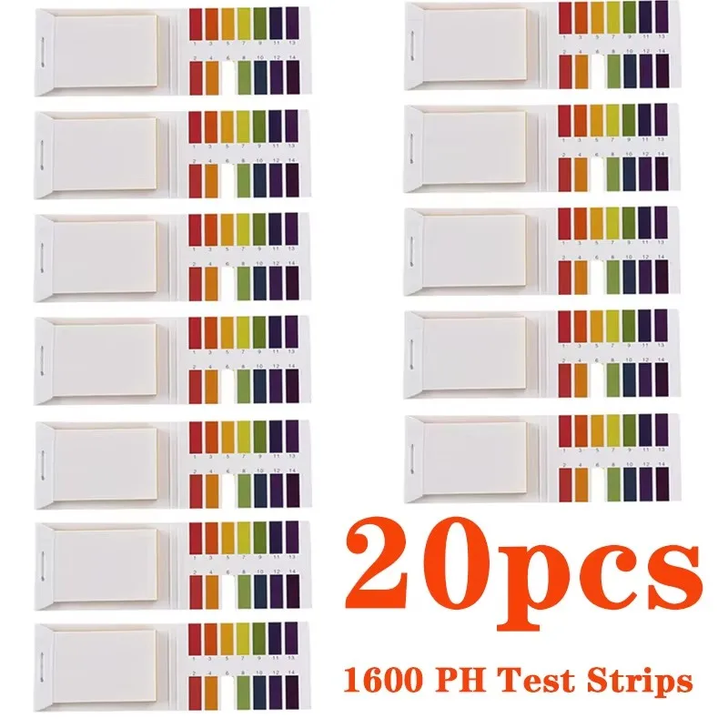 נייר לקמוס מקצועי - בדיקת חומציות 1-14 pH - 400,1600