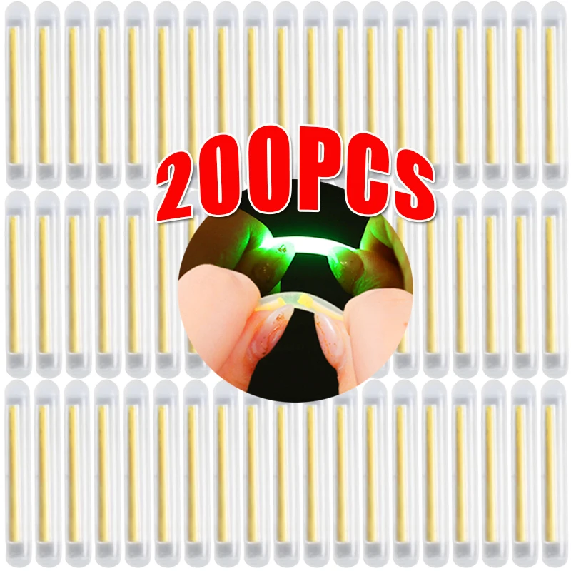 נצנצים לדייג, 10-200 יחידות - מקלות זוהרים לילה