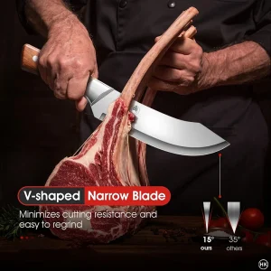 סכין שף מקצועית נירוסטה - לחיתוך מדויק