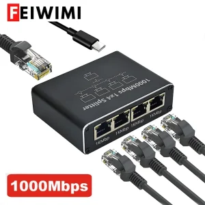 ספליטר רשת RJ45 - 1 ל-2 מחשב נייד וראוטר