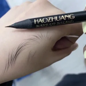 עיפרון גבות HAOZHUANG שחור - עמיד ומדויק