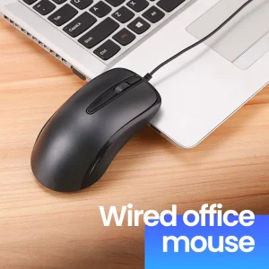 עכבר USB חוטי 1600DPI - לעבודה וגיימינג