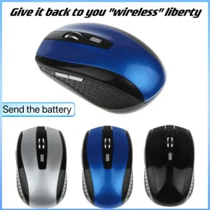עכבר אלחוטי גיימינג ארגונומי 2.4G USB - למחשב נייד